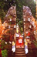 Entrance to Bathing Area, Temple in Mountains, Bali